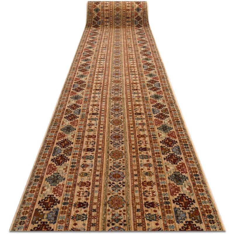 Rugsx - keshan tapis de couloir 7684/53555 oriental beige / terre cuite 90cm beige 90x100 cm