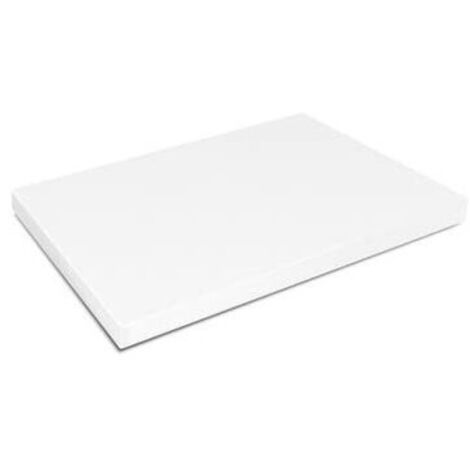 Kesper 30141 Planche à Découper Plastique Blanc 53 x 32,5 x 1,5 cm
