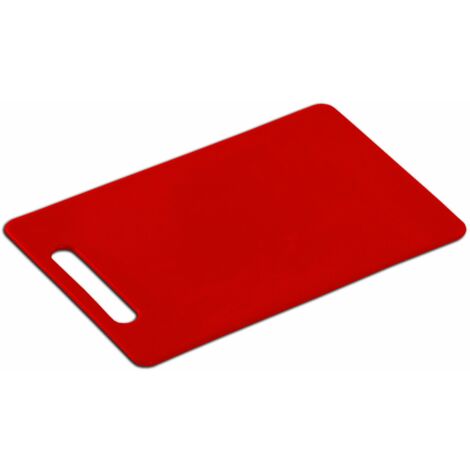 Kesper 30483 Tagliere in Plastica PE, Rosso