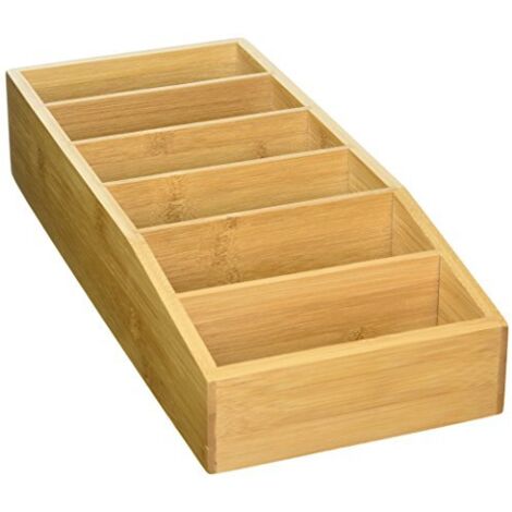 Kesper 70822 scatola in legno di bambù, Marrone, 15 x 5,7 x 35 cm