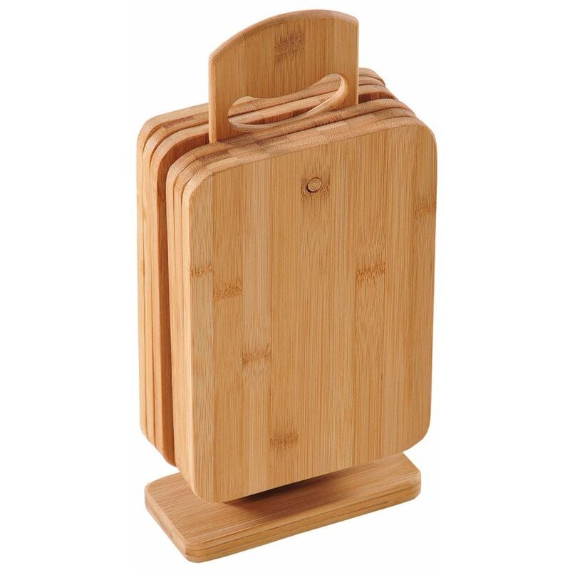 Kesper - Lot de 6 planches de cuisine en bambou