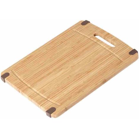 KESPER Schneidbrett aus Bambusholz in Farbe braun, 38x28x1,6 cm