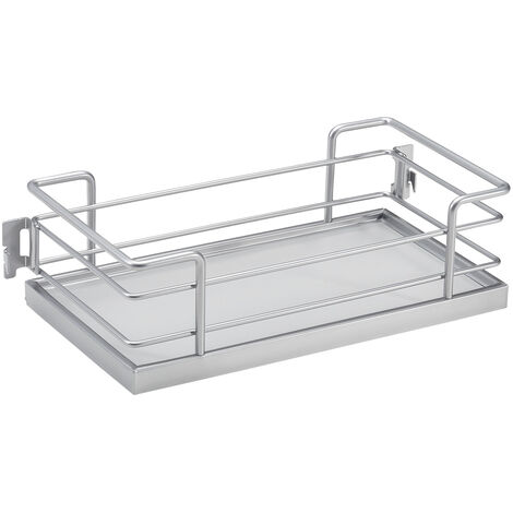 Kesseböhmer Dispensa Tandem Side Einhängetablar ARENA classic silbergrau für 45er Schrankbreite 285 x 154 x 75 mm von SOTECH