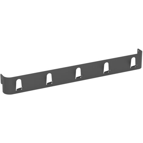 Kesseböhmer K-Line side Türregal, Hakenleiste mit 5 Haken (351 x 30 x 40 mm, anthrazit) von SOTECH