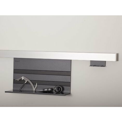 Kesseböhmer Linero MosaiQ Starterset Profilleiste 1200 mm + Universalablage + 2er Hakenleiste Graphitschwarz exklusiv von SOTECH