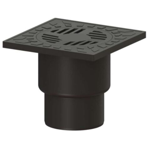 Kessel 37287S sifone nero 19,4 cm