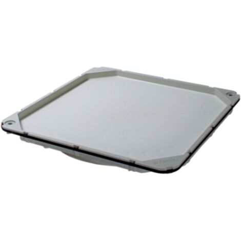 KESSEL Abdeckplatte 83052 tagwasserdicht, Klasse A 15, befliesbar, steingrau