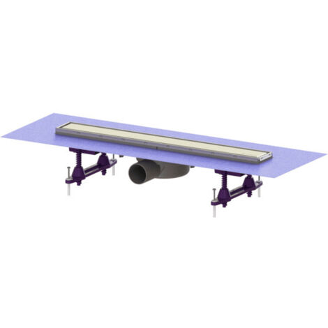 Kessel AG KESSEL-Duschrinne Linearis Compact L: 550, mit befestigter Dichtmanschette 45600.61M