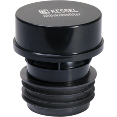 KESSEL Aktivkohlefilter 915600 aus ABS, mit Aktivkohle auf DN70 und in DN100 passend