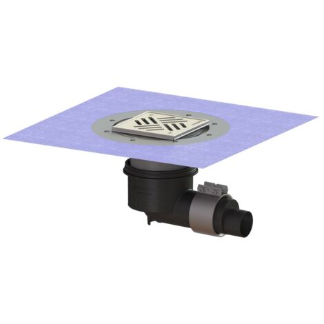 Kessel Boden-/Deckenablauf Ecoguss DN 50 Variofix Schlitzrost, seitlich