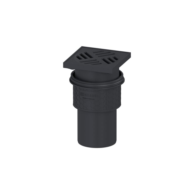 Kessel - drain de plancher Practicus 4521040 DN100, la rouille, le drain vertical