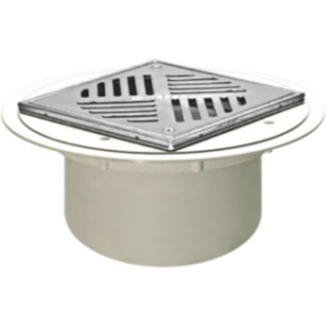 KESSEL Dünnbettaufsatz 48968 Schlitzrost 200x200 Edelstahl