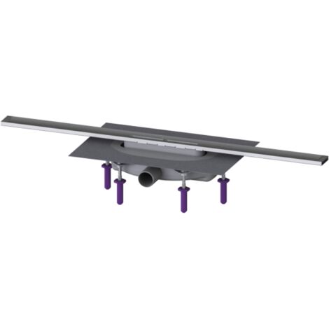 Kessel Duschrinne Linearis Infinity 60 Länge 800mm DN 40 Megastop, Edelstahl gebürstet