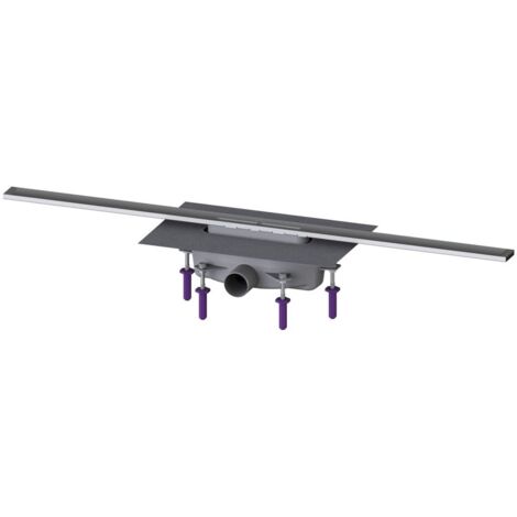 Kessel Duschrinne Linearis Infinity 90 Länge 1000mm DN 50, Edelstahl gebürstet