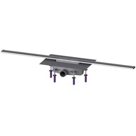 Kessel Duschrinne Linearis Infinity 90 Länge 1100mm DN 50, Edelstahl gebürstet