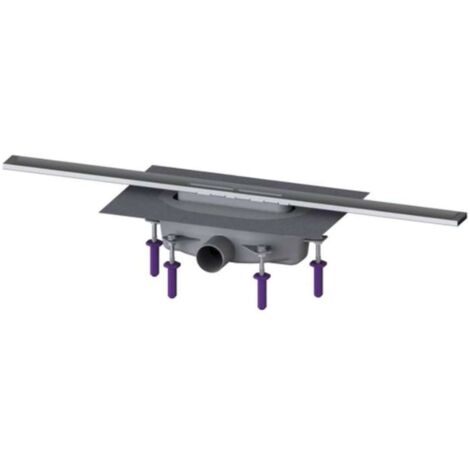 Kessel Duschrinne Linearis Infinity 90 Länge 800mm DN 50, Edelstahl gebürstet