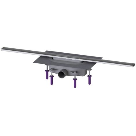 Kessel Duschrinne Linearis Infinity 90 Länge 900mm DN 50, Edelstahl gebürstet