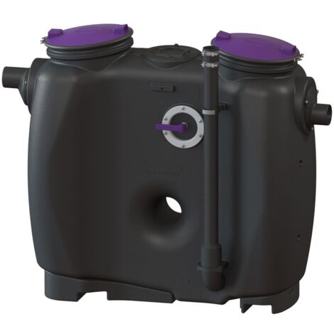 Kessel EasyClean Fettabscheider free NS 2 Direct, mit Schauglas, 400l Abscheiderinhalt