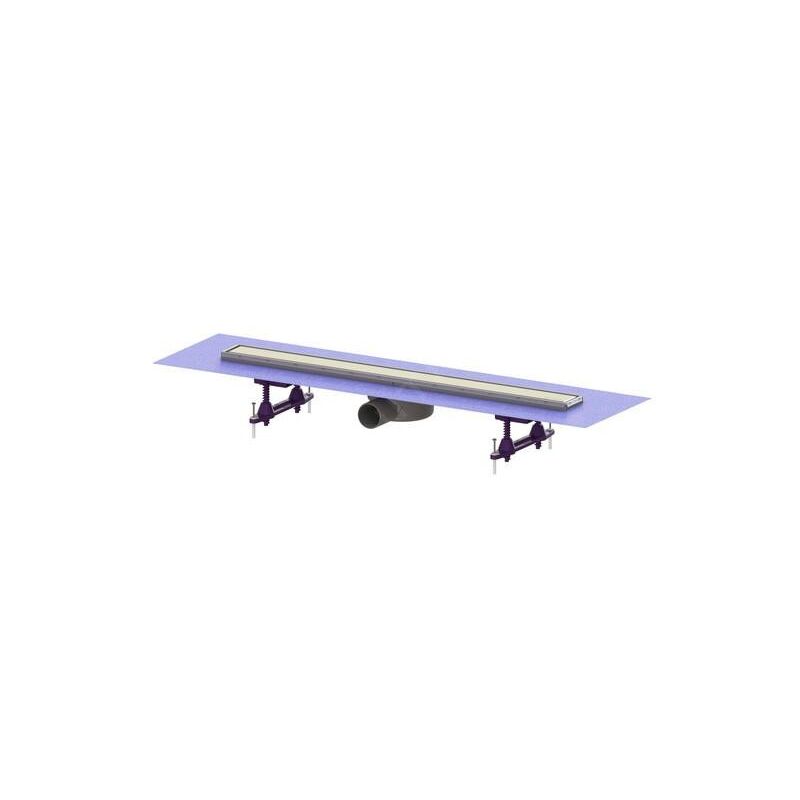 Kessel Ag - Kessel Linearis Compact - Caniveau de douche 75 cm, avec grille, acier inoxydable 45600.63M