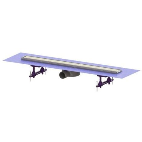 Kessel Linearis Compact - Caniveau de douche 75 cm, avec grille, acier inoxydable 45600.63M