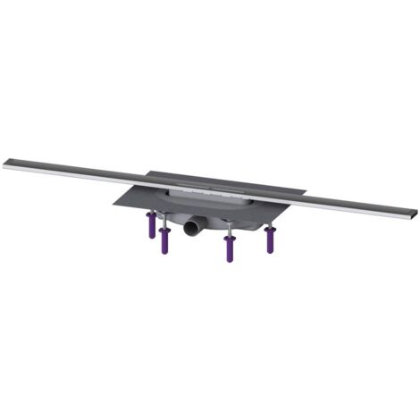 Kessel Linearis Duschrinne Infinity 60, Länge 1000mm DN 40, Edelstahl gebürstet, Megastop