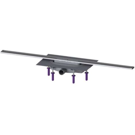 Kessel Linearis Infinity - Caniveau de douche 100 cm, avec grille, acier inoxydable brossé 45300.10