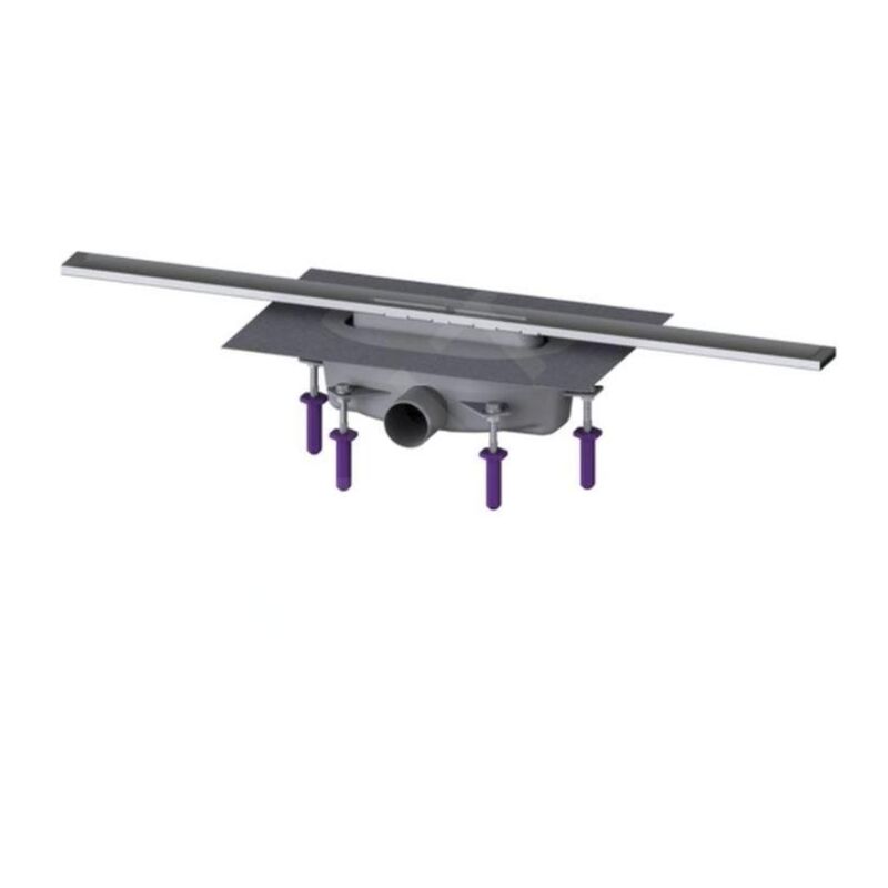 Kessel - Linearis Infinity - Caniveau de douche 80 cm, avec grille, acier inoxydable brossé 45200.08