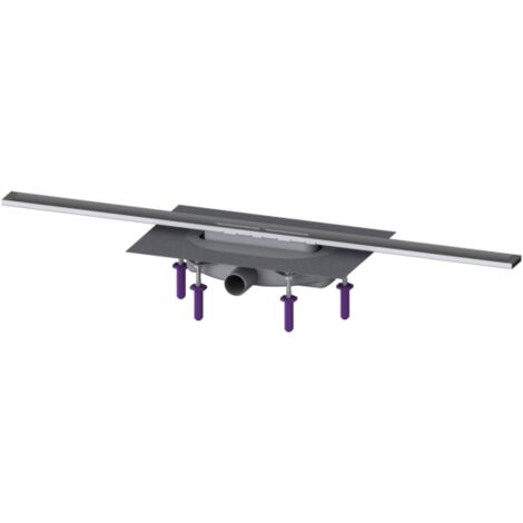 Kessel Linearis Infinity - Caniveau de douche 90 cm, avec grille, acier inoxydable brossé 45300.09