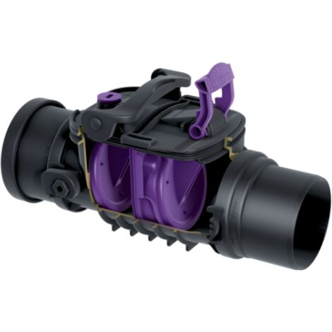 KESSEL Rückstauverschluss 730100R aus Kunststoff DN 100, Rattenschutz