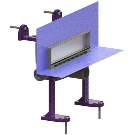 Kessel Scada Wandablauf DN 50, Unsichtbar, befestigte Dichtmanschette