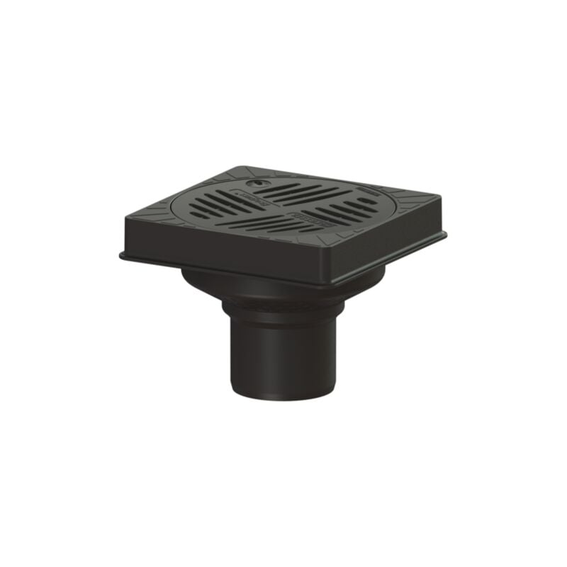 Kessel - cave 67110B dn 100, en Ecoguss, cadre de support carré