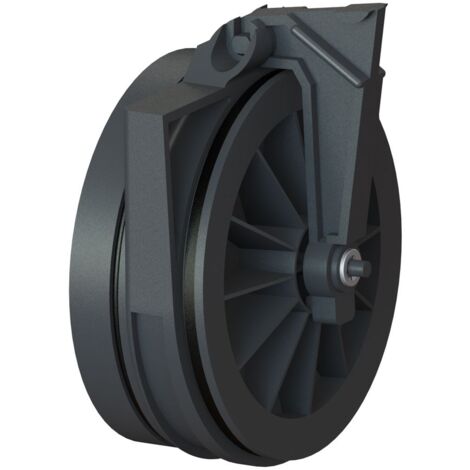 Kessel Spreizrohr DN 125 mit Klappe und Dichtung