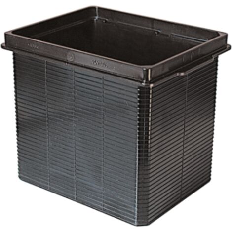 Kessel Verlängerungsstück 38670 Kunststoff, H = 183 mm schwarz
