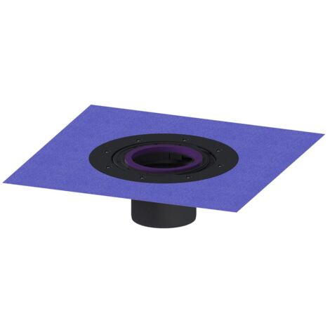 Kessel Verlängerungsstück Höhe 120mm mit Klebeflansch