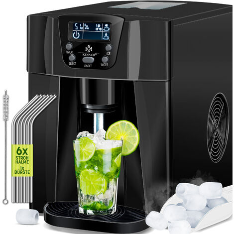 Klarstein Maquina de Hielo para Casa 2,1L, Ice Maker Encimera 12