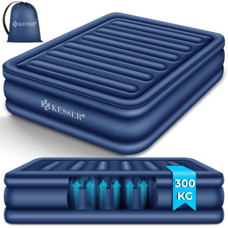 Matelas Gonflable Pour Voiture / SUV – 175 X 130 Cm, Avec Pompe Électrique, 2 Coussins, Pour 2-3 Adultes, Confortable Et Durable