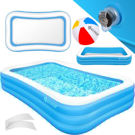 KESSER® Piscine gonflable familiale pour enfants et adultes de jardin familiale été 1180 litres