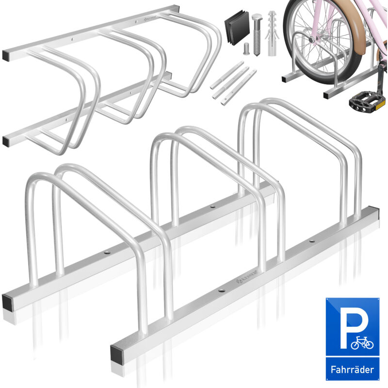 Kesser - Supports à vélos pour panneau de parking inclus Supports multiples avec espacement des roues de 37cm pour largeur de pneus de 30-65mm