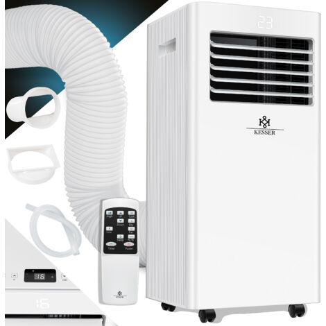 Mobile Klimaanlage Klimagerät Timer Luftkühler Ventilator 7000 BTU EEK A Klima