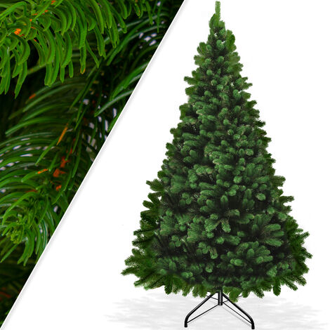 KESSER® Weihnachtsbaum künstlich Tannenbaum Edeltanne Spritzguss PE, 210cm