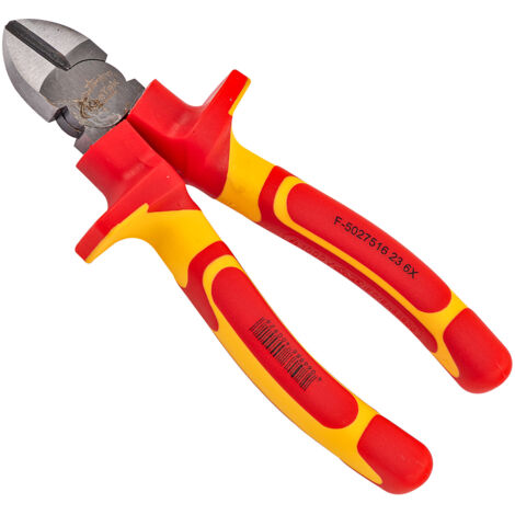 Kestek Elektriker Kabel Seitenschneider Drahtschneider Zange 160 mm Griffe isoliert