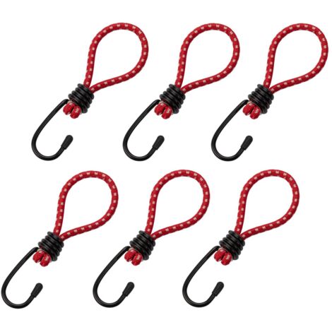 Kestek Expanderhaken für Abdecknetz 6er Pack, Spanngummi, Gummispanner Anhänger