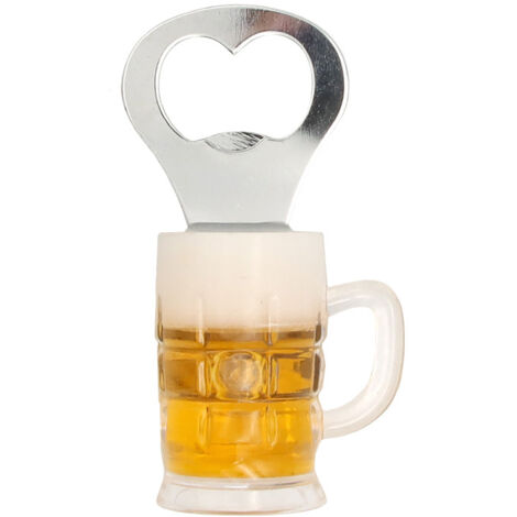 Kestek Flaschenöffner Bierkrug Öffner Krug mit Magnet 6 Ausführungen