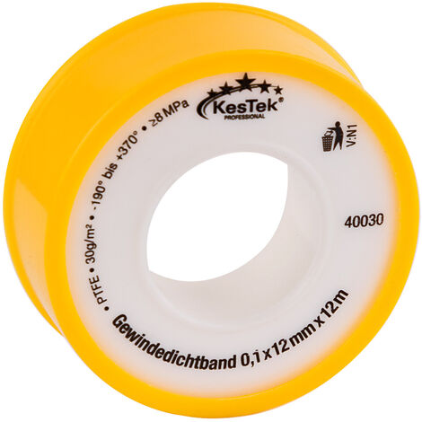 Kestek Gewindedichtband 0,1x12mm x 12 mtr