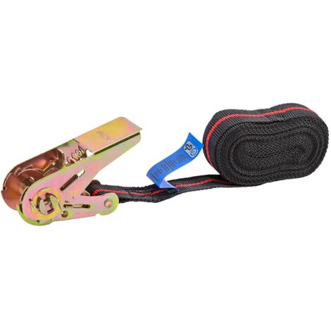 Kestek Ratschenzurrgurt einteilig 5 m x 25 mm 245 kg Spanngurt Ladungssicherung