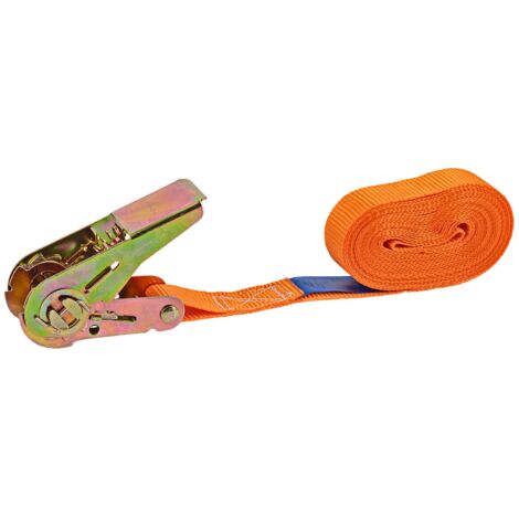 Kestek Ratschenzurrgurt einteilig 5 m x 25 mm 800 kg Spanngurt Ladungssicherung