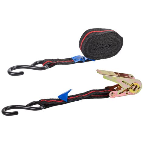 Kestek Ratschenzurrgurt zweiteilig 5 m x 25 mm 245 kg Spanngurt Ladungssicherung