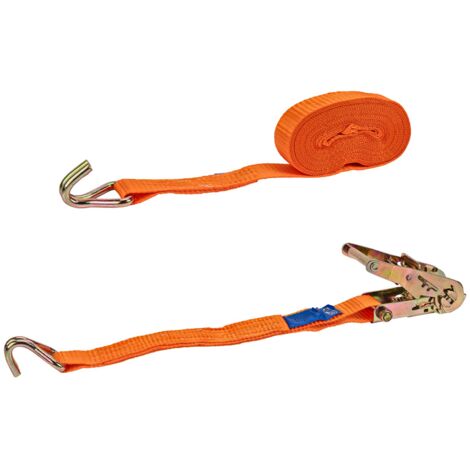Kestek Ratschenzurrgurt zweiteilig 5 m x 27 mm 1500kg Spanngurt Ladungssicherung