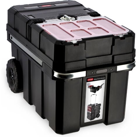Keter - 17191709 - Caricabatteria per strumenti Car Master Pro Series - Plastica - Nero/Rosso