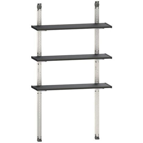 Keter 255492 Shed Shelving Kit 100 - Black KET255492